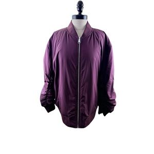 Express Deep Purple Bomber Jacket